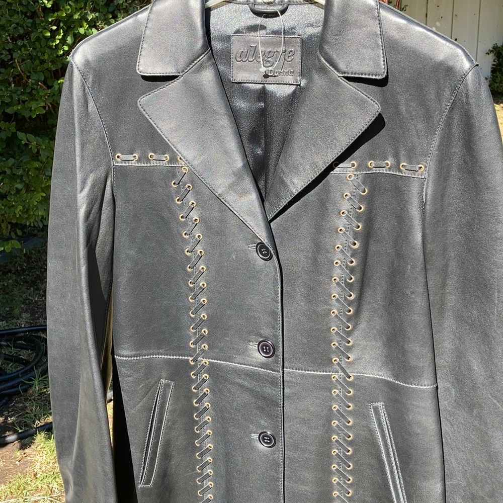 Alegra Donna Maxi Leather Jacket
